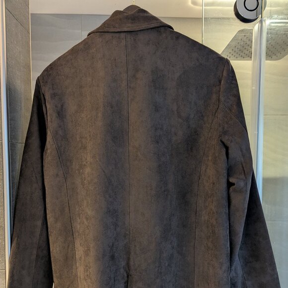 NWT Anthropologie BLANKNYC Brown front FRINGE BLAZER JACKET Western sz: L - Picture 4 of 11